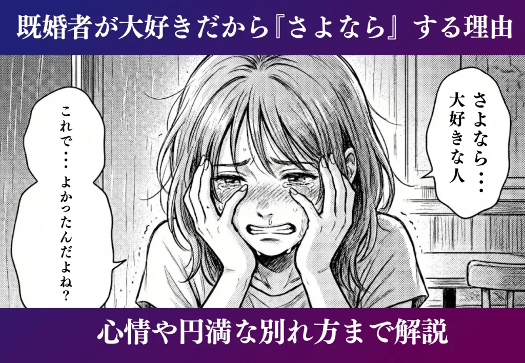 既婚者が大好きだからさよならする理由